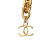 Chanel B Chanel Gold Gold Plated Metal CC Chain-Link Belt France