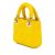 Christian Dior AB Dior Yellow Lambskin Leather Leather Micro Lambskin Cannage Lady Dior Italy