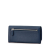 Prada B Prada Blue Saffiano Leather Lock Long Wallet Italy