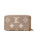 Louis Vuitton B Louis Vuitton Brown Taupe Monogram Empreinte Leather Monogram Giant Empreinte Zippy Wallet France