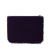 Hermès AB Hermès Purple Wool Fabric Felt Silk Pouch France