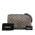 Chanel B Chanel Gray Goatskin Leather Large Quilted City Rock Flap Italy