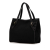 Fendi B Fendi Black Canvas Fabric Zucchino Tote Italy