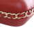 Chanel AB Chanel Red Calf Leather CC Quilted skin Chain Around Phone Holder Italy