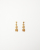 Chanel Clover Dangling Gold Earrings