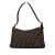 Fendi B Fendi Brown Canvas Fabric Zucca Shoulder Bag Italy