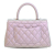 Chanel AB Chanel Purple Lavender Caviar Leather Leather Mini Iridescent Caviar Coco Handle Bag Italy