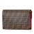 Fendi B Fendi Brown with Red Calf Leather F Is Fendi Zucca Wallet On Chain Italy