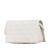 Bottega Veneta B Bottega Veneta White Calf Leather skin Intrecciato Crossbody Italy