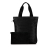 Bottega Veneta AB Bottega Veneta Black Calf Leather Intrecciato Hydrology Tote Italy