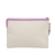 Celine AB Celine White Canvas Fabric Logo Clutch Italy