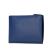 Fendi AB Fendi Blue Calf Leather Logo Flat Clutch Italy