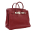 Hermès AB Hermès Red Dark Red Calf Leather Fjord HAC Birkin Retourne 28 France