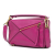 Loewe AB LOEWE Pink Hot Pink Calf Leather Small Puzzle Bag Spain