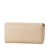 Celine B Celine Brown Beige Calf Leather Large Grained skin Flap Wallet Italy