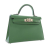 Hermès A Hermès Green Calf Leather Mini Epsom Kelly Verso Sellier 20 France