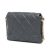 Chanel B Chanel Gray Dark Gray Lambskin Leather Leather Mini Quilted Lambskin Crush on Chains Flap France