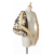 Gucci AB Gucci White with Brown Dark Brown Canvas Fabric Bamboo Horsebit Amalfi Hobo Bag Italy