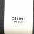 Celine B Celine White with Black Canvas Fabric Small Striped Seau Sangle Italy