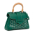 Goyard B Goyard Green Coated Canvas Fabric Mini Goyardine Saigon Souple France