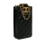 Chanel AB Chanel Black Lambskin Leather Leather CC Quilted Lambskin Phone Holder with Chain Italy