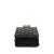 Chanel AB Chanel Black Lambskin Leather Leather CC Quilted Lambskin Phone Holder with Chain Italy