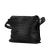 Bottega Veneta B Bottega Veneta Black Calf Leather Intrecciato Crossbody Italy