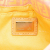 Fendi B Fendi Pink Light Pink with Yellow Canvas Fabric Mini Zucchino Baguette Italy