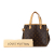 Louis Vuitton B Louis Vuitton Brown Monogram Canvas Canvas Monogram Batignolles Vertical PM France