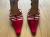 Jimmy Choo Vintage red strappy heels