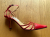 Jimmy Choo Vintage red strappy heels