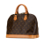 Louis Vuitton B Louis Vuitton Brown Monogram Canvas Canvas Monogram Alma PM France