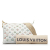 Louis Vuitton B Louis Vuitton White Lambskin Leather Leather Monogram Garden Coussin PM Italy