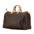 Louis Vuitton B Louis Vuitton Brown Monogram Canvas Canvas Monogram Speedy 40 France