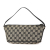 Gucci B Gucci Gray Canvas Fabric GG Boat Italy