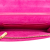 Christian Dior B Dior Pink Hot Pink Lambskin Leather Leather Lambskin Cannage DiorAddict Wallet on Chain Italy