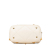 Valentino AB Valentino White Ivory Calf Leather Small Roman Stud Satchel Italy