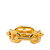 Hermès B Hermès Gold Gold Plated Metal Chaine d'Ancre Scarf Ring France