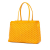 Goyard B Goyard Yellow Coated Canvas Fabric Goyardine Bellechasse PM France