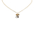 Christian Dior B Dior Gold Gold Plated Metal Rhinestone Bow Pendant Necklace Germany