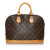 Louis Vuitton B Louis Vuitton Brown Monogram Canvas Canvas Monogram Alma PM France