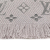 Louis Vuitton B Louis Vuitton Gray Wool Fabric Logomania Scarf Italy