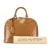 Louis Vuitton AB Louis Vuitton Brown Light Brown Vernis Leather Leather Monogram Vernis Alma PM France