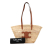 Celine B Celine Brown Beige Raffia Natural Material Teen Triomphe Panier Tote Morocco