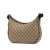 Gucci AB Gucci Brown Beige Canvas Fabric GG Crossbody Italy