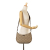 Gucci AB Gucci Brown Beige Canvas Fabric GG Crossbody Italy