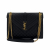 Saint Laurent Envelope Large Embossed Grained Leather 2-Ways Envelope Bag Black