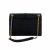 Saint Laurent Envelope Large Embossed Grained Leather 2-Ways Envelope Bag Black