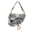 Christian Dior AB Dior White Canvas Fabric Around the World Saddle Bag Italy