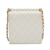 Chanel AB Chanel White Off White Lambskin Leather Leather Small Lambskin Chic Pearls Flap Italy